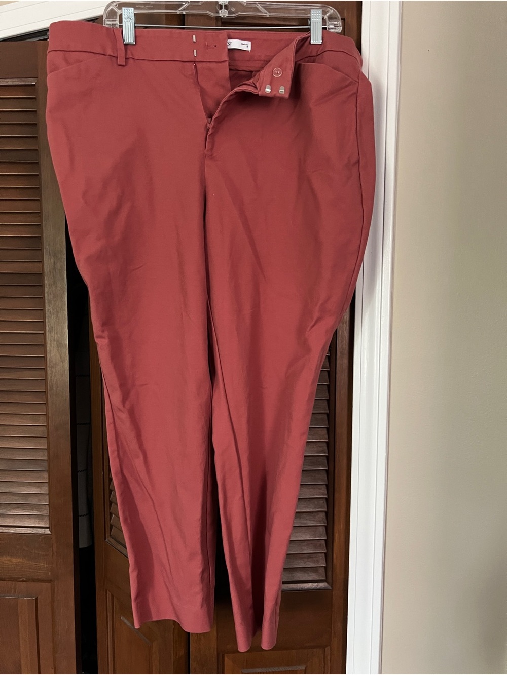 Women’s Nine West slim ankle dress pants pink size 18